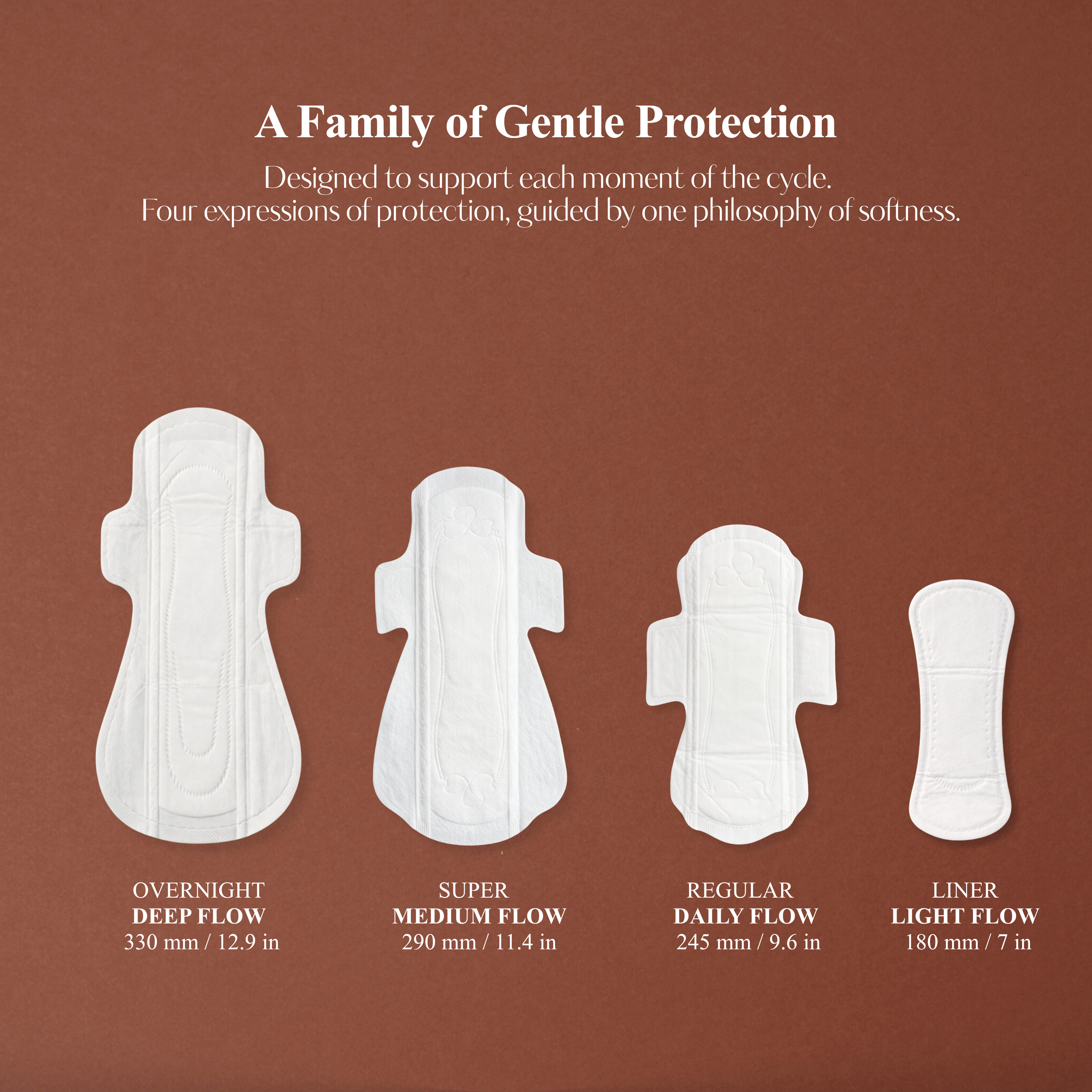 Blushcore Organic Cotton Topsheet Pads | Heavy Flow