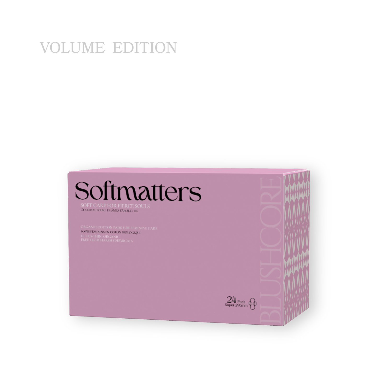 Blushcore Organic Cotton Pads | Heavy Flow Protection