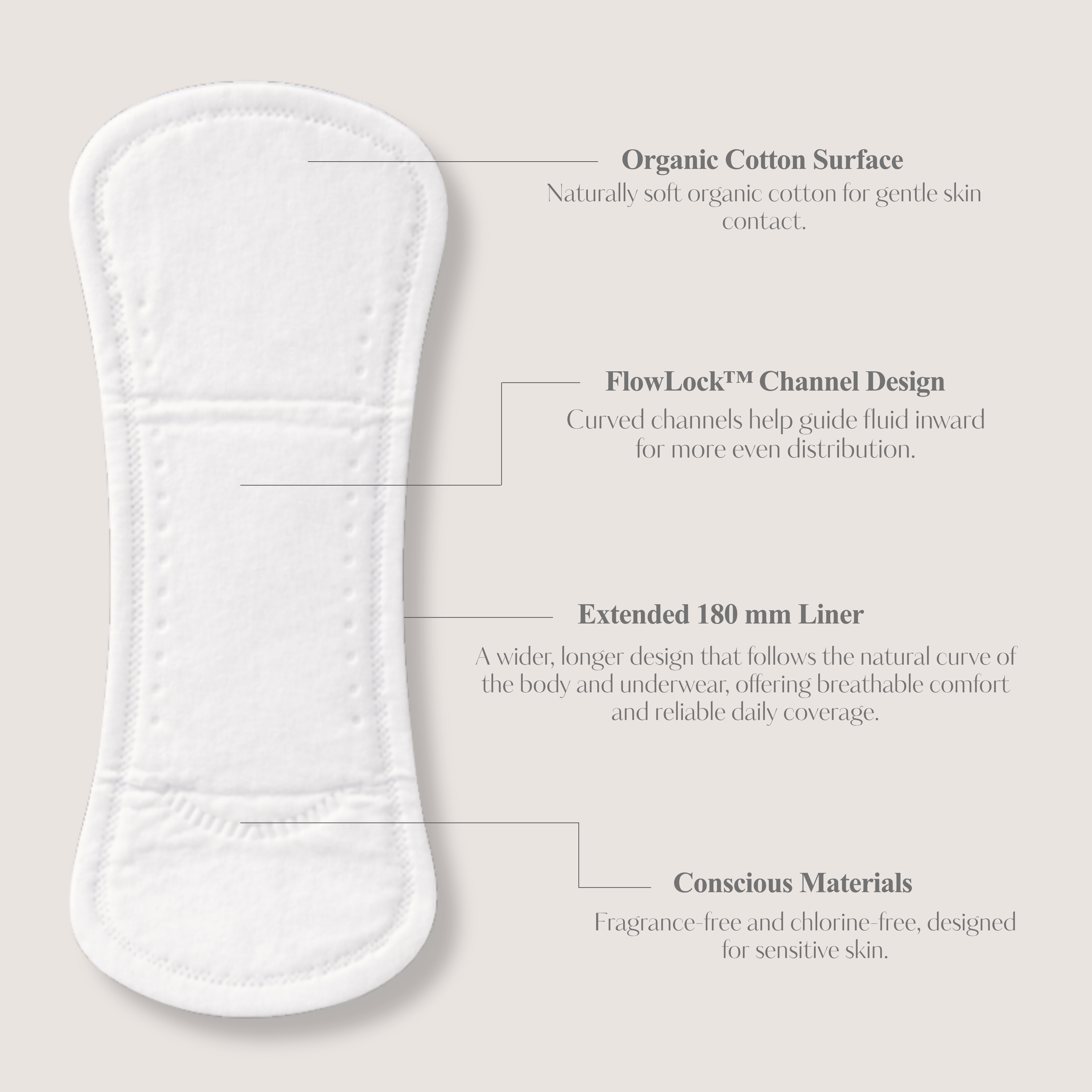 Mistglow Organic Cotton Topsheet Liners | Daily Essential