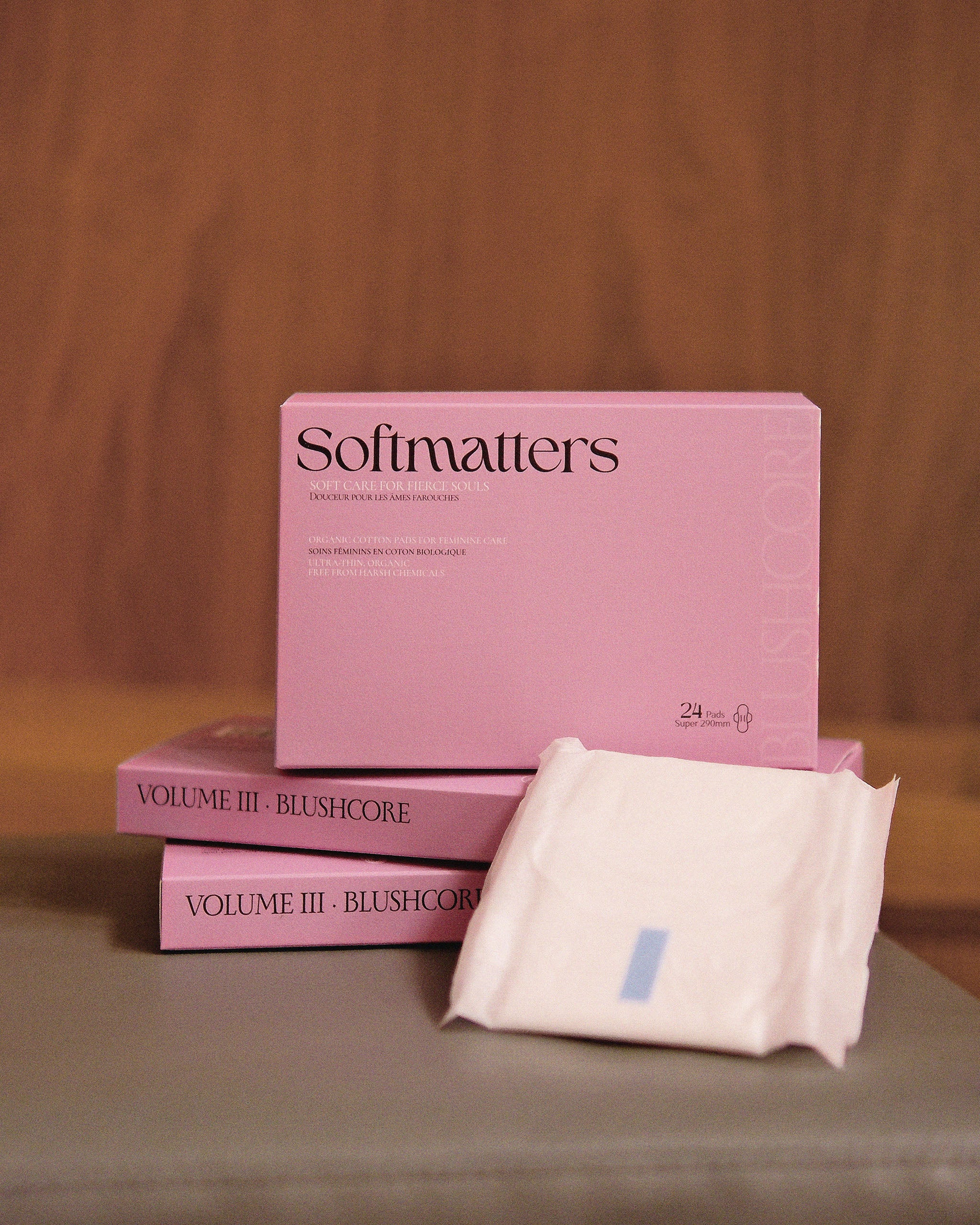 Blushcore Super Organic Cotton Pads, 24 Pads