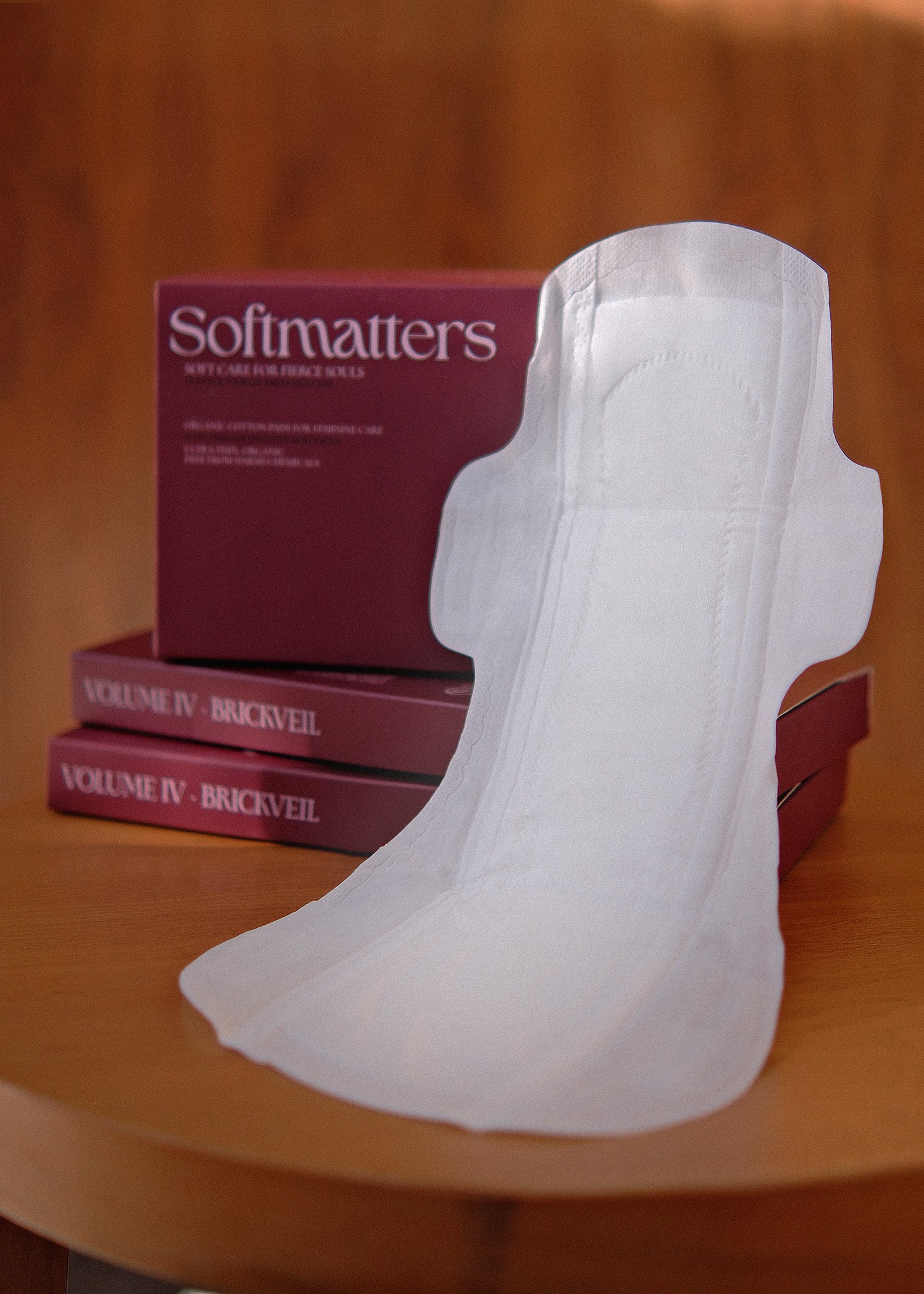 Brickveil Organic Cotton Pads | Overnight Protection