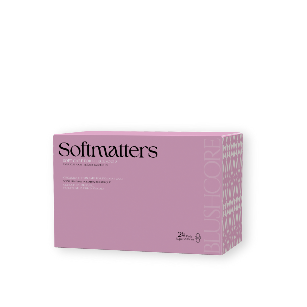 Blushcore Super Organic Cotton Pads, 24 Pads